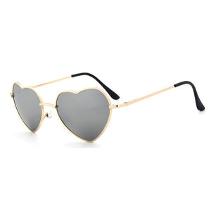 Fashion Design Love Heart Sunglasses Brand Retro Women Sun glasses Red Yellow Pink Gafas Shades For Lady Vintage Eyewear UV400