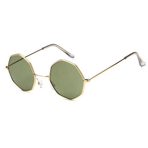 kepdomsa New Fashion Design Polygonal Sunglasses Brand Women Round Sun glasses Retro Gafas Shades For Lady Vintage Eyewear UV400