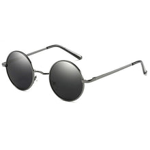 Load image into Gallery viewer, Polarized Round Sunglasses Men Women Eyeglasses Brand Design Retro Shades Metal Sun Glasses UV400 Eyewear Oculos De Sol