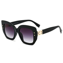 Load image into Gallery viewer, Retro Style Square Frame Sunglasses Fashion Brand Rivet Shades Women Vintage Sun Glasses Gafas Oculos de sol UV400 Eyewear